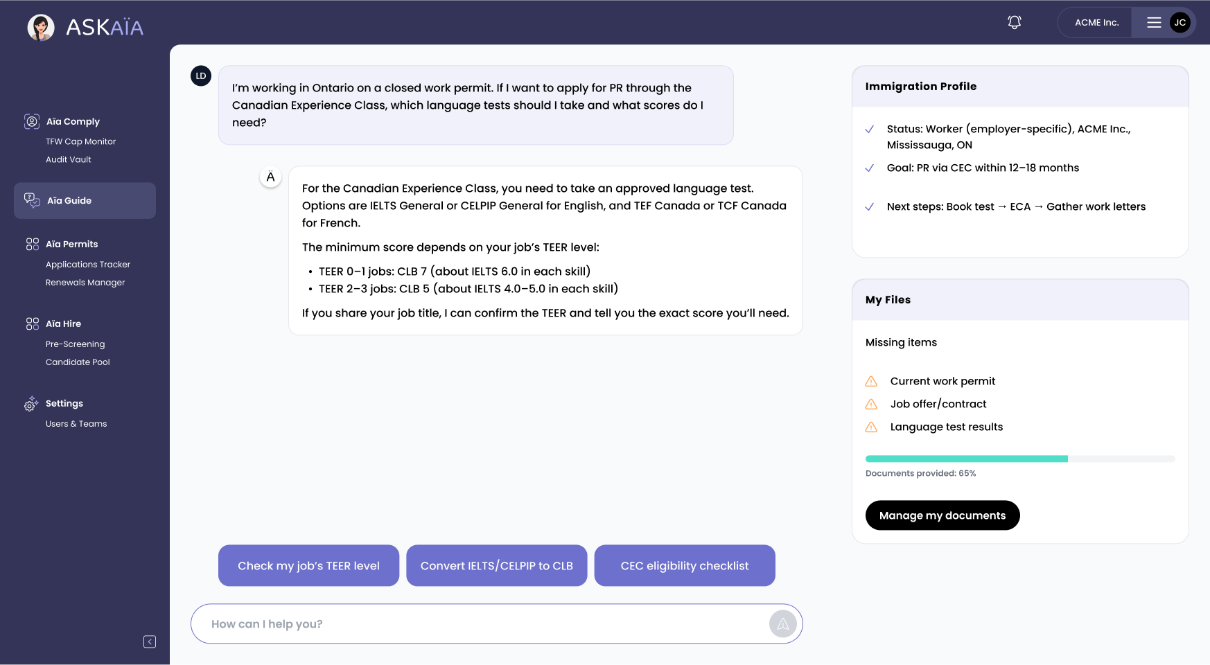Aia Guide - Smart Chat
